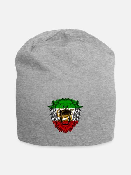 Persien - Jersey-Beanie - Grau meliert
