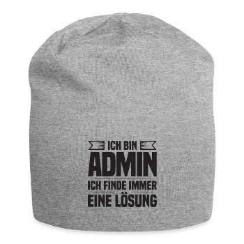 Administrator IT-ler Support Lösung Sysadmin Admin - Jersey-Beanie - Grau meliert - Vorne