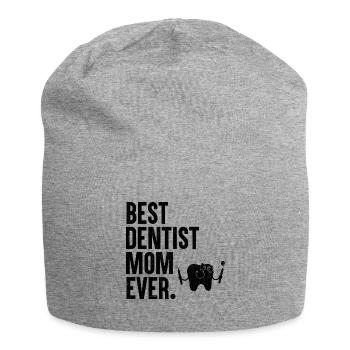 Best Dentist Mom Ever Dental Dentistry Mother Dent - Jersey Beanie - heather grey - Front
