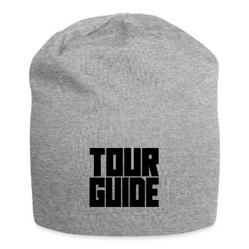safari tour guide - Jersey Beanie - heather grey - Front