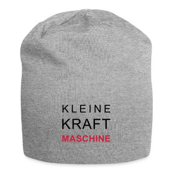 kleine kraftmaschine - Jersey-Beanie - Grau meliert - Vorne