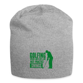 Golf - Golfclub Goldspieler Birdie Elite Luxus - Jersey-Beanie - Grau meliert - Vorne