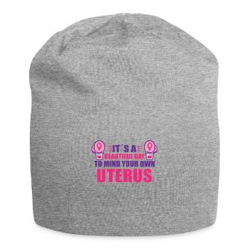 Féminisme Pouvoir des femmes Pro-choix Pro Avortement - Bonnet en jersey - gris chiné - Devant