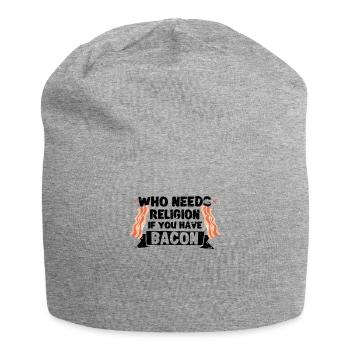 Atheist Atheismus Anti-religion Securalism God - Jersey-Beanie - Grau meliert - Vorne
