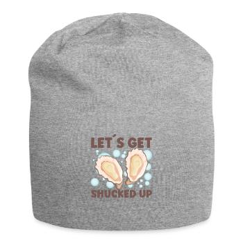 Auster-liebhaber Lustige Auster Auster Shucker - Jersey-Beanie - Grau meliert - Vorne