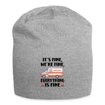 Paramedic First Responder Ambulance Driver - Jersey Beanie - heather grey - Front