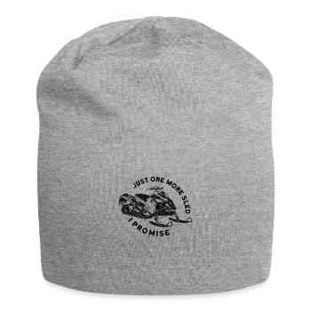 Snowmobile Snowmobile Winter Sports Gift Idea - Jersey Beanie - heather grey - Front