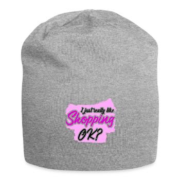 Achats - Bonnet en jersey - gris chiné - Devant