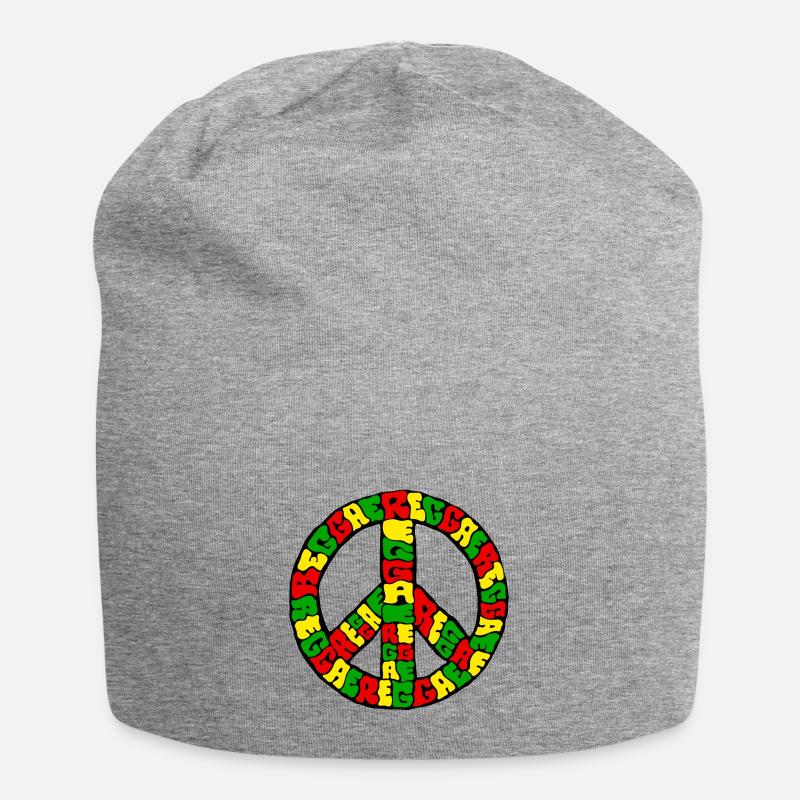 Reggae - Jersey-Beanie - Grau meliert