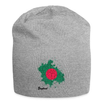 People's Republic of Bangladesh | Outline gift idea - Jersey Beanie - heather grey - Front