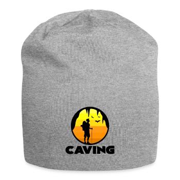 Caving - Jersey Beanie - heather grey - Front