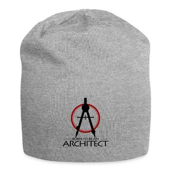 architecte - Bonnet en jersey - gris chiné - Devant
