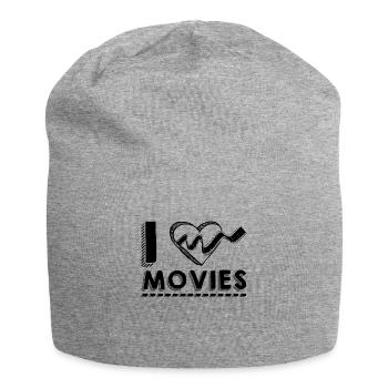 les amateurs de cinéma - Bonnet en jersey - gris chiné - Devant