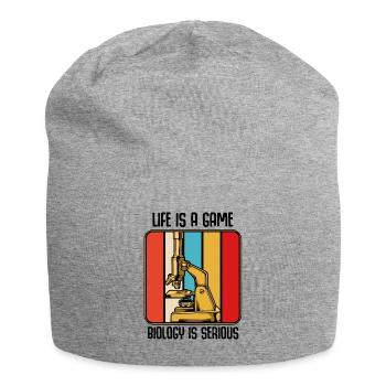 Biologe - Jersey-Beanie - Grau meliert - Vorne