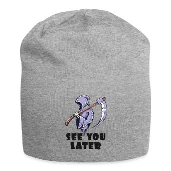 Halloween funny - Jersey Beanie - heather grey - Front