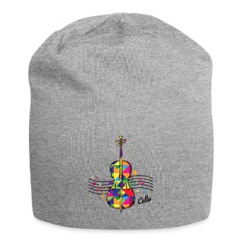 Cello - Jersey-Beanie - Grau meliert - Vorne