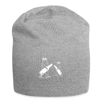 Suricate Beerkat - Bonnet en jersey - gris chiné - Devant