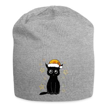 wheinachts katze - Bonnet en jersey - gris chiné - Devant