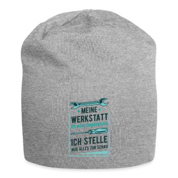Heimwerker Meine Werkstatt Ist Nicht Unordentlich - Jersey-Beanie - Grau meliert - Vorne