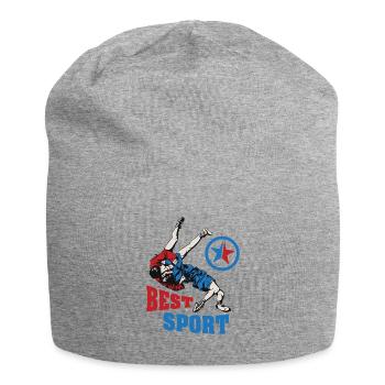 Meilleur cadeau d’arts martiaux de sport sambo - Bonnet en jersey - gris chiné - Devant