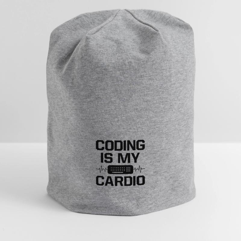 Coding Is My Cardio Programming Coder Computer Gee Jersey-Beanie