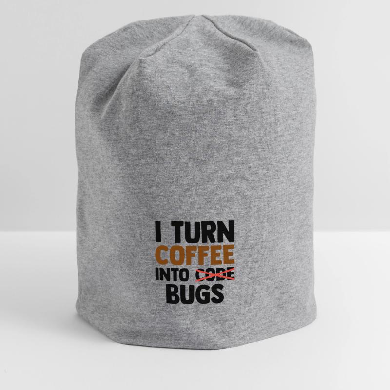 I Turn Coffee Into Bugs Coding Programming Softwar Jersey-Beanie