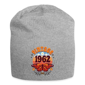 Rétro et Vintage 1962 Femme 60 Ans Anniversaire - Bonnet en jersey - gris chiné - Devant