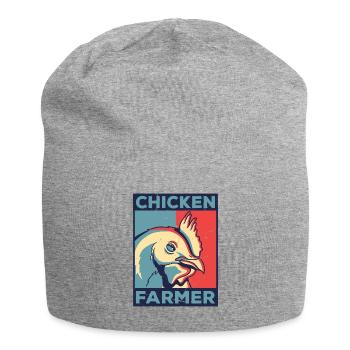 Chicken Farmer Agriculture Agriculteur Farmer Farm - Jersey-Beanie - Grau meliert - Vorne