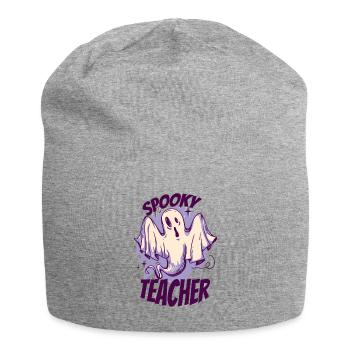 Professeur effrayant Lehrer Halloween - Bonnet en jersey - gris chiné - Devant
