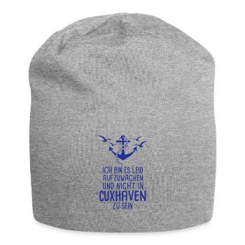 Cuxhaven - Jersey-Beanie - Grau meliert - Vorne
