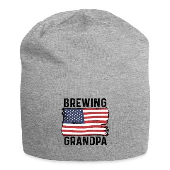 Grandpa Graphic Homebrewing Winemaking Brewery Cra - Jersey-Beanie - Grau meliert - Vorne