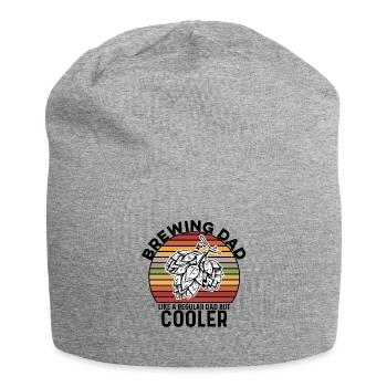 Brewing Dad Like A Regular Dad But Cooler Homebrew - Jersey-Beanie - Grau meliert - Vorne