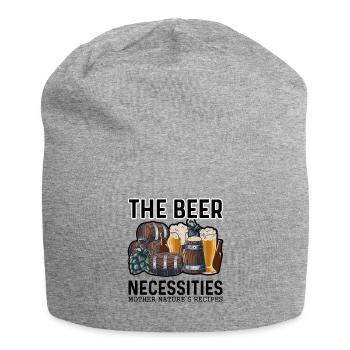 The Beer Necessities Mother Natures Recipes Homebr - Jersey-Beanie - Grau meliert - Vorne