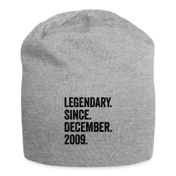 Legendary Since December 2009 13. Geburtstag - Jersey-Beanie - Grau meliert - Vorne