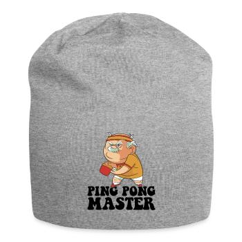 Ping Pong Master Outfit Grandpa Table Tennis Player - Jersey Beanie - heather grey - Front
