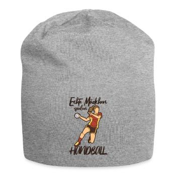 Handballspielerin Handball Ball Outfit Handballer - Jersey-Beanie - Grau meliert - Vorne
