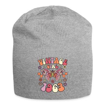 Groovy Et Rétro 1963 Femme 60 Ans Anniversaire - Bonnet en jersey - gris chiné - Devant