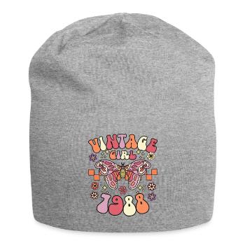 Groovy und Retro 1988 Frau 35 Jahre Jubiläum - Jersey-Beanie - Grau meliert - Vorne