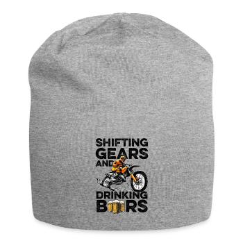 Shifting Gears And Drinking Beers Motocross Dirt B - Jersey-Beanie - Grau meliert - Vorne
