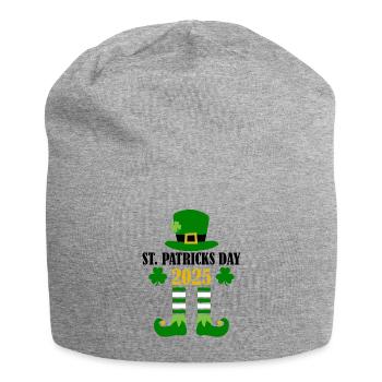 Accessoires de la Saint-Patrick Irlande Shamrock Décoration - Bonnet en jersey - gris chiné - Devant