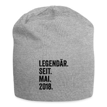 5. Geburtstag 5 Jahre Legendär Seit Mai 2018 - Jersey-Beanie - Grau meliert - Vorne