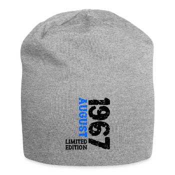 1967 August Limited Edition 56. Geburtstag Outfit - Jersey-Beanie - Grau meliert - Vorne