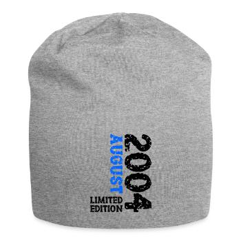 2004 August Limited Edition 19. Geburtstag Outfit - Jersey-Beanie - Grau meliert - Vorne