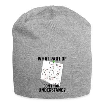 Don't you understand aerobatic Aresti figures - Jersey Beanie - heather grey - Front