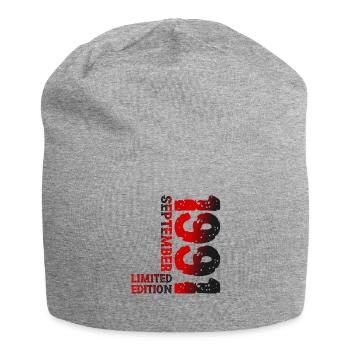 1991 September Limited Edition 32. Geburtstag Deko - Jersey-Beanie - Grau meliert - Vorne
