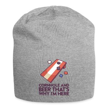 Jeu de Cornhole Tenue de trou de maïs avec Cornhole - Bonnet en jersey - gris chiné - Devant