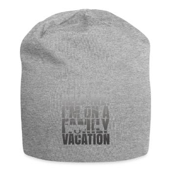 Hilfe, Ich Bin Im Familienurlaub - Jersey-Beanie - Grau meliert - Vorne