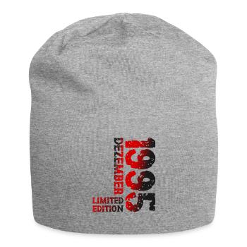 1995 Décembre Édition Limitée 28ème Anniversaire Décoration - Bonnet en jersey - gris chiné - Devant
