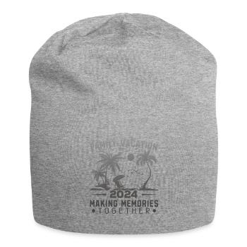 Sommer Familienurlaub 2024 - Jersey-Beanie - Grau meliert - Vorne