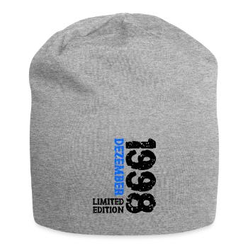 1998 Dezember Limited Edition 25. Geburtstag Deko - Jersey-Beanie - Grau meliert - Vorne